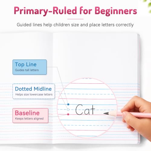 Forvencer Primary Composition Notebook K-2, Primary Journal Draw and Write