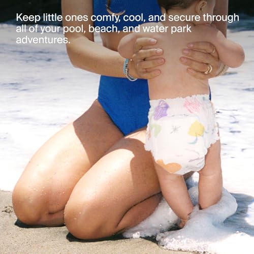 Coterie Baby Swim Diapers, Size Small (14-26 lbs), 2-Pack