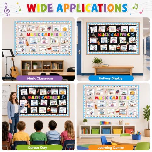 Music Career Bulletin Board Set Inspirational Musical Posters Music Classroom