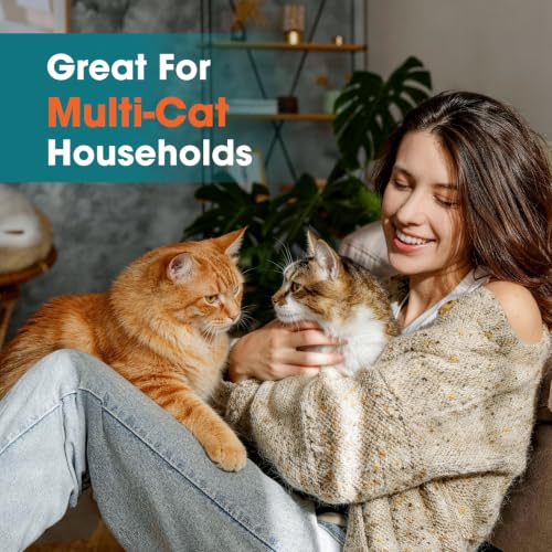 Topical Flea and Tick for Cats & Kittens Over 1.5 lbs, Waterproof, Monthly