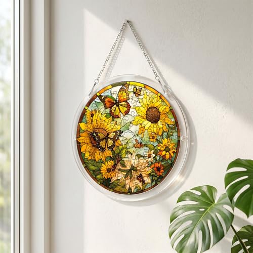 Acrylic Jigsaw Puzzle Suncatcher, Stained Glass Suncatcher Puzzle