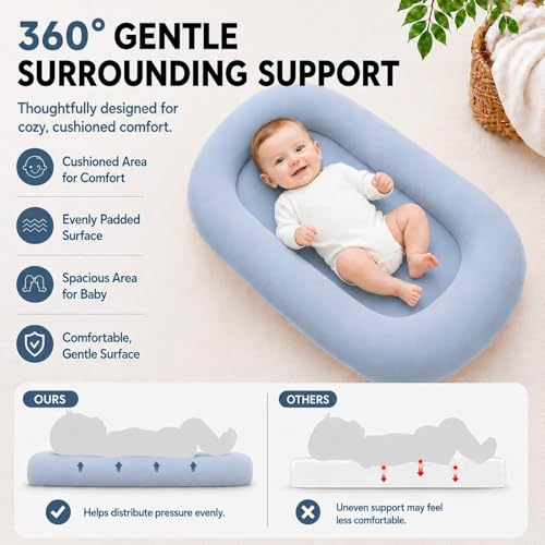 Baby Lounger for Newborns 0-24 Months - Baby Essentials
