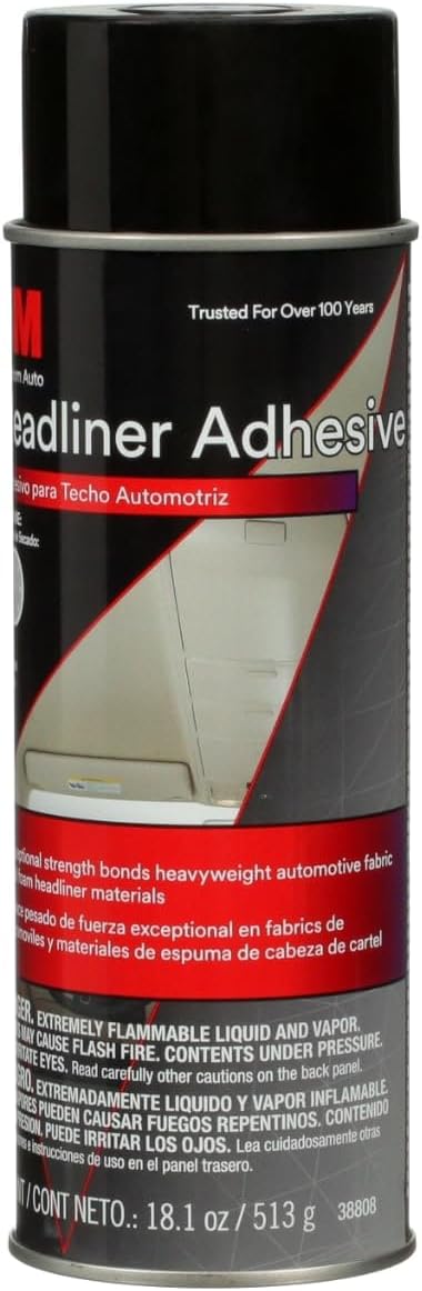 3M Headliner & Fabric Adhesive, 18.1 oz., Exceptional Strength Bonds