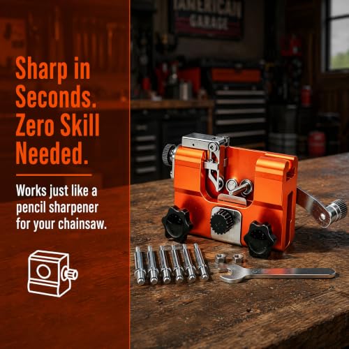 Razorwolf Chainsaw Sharpener, Lightweight Portable Manual Chain Sharpening