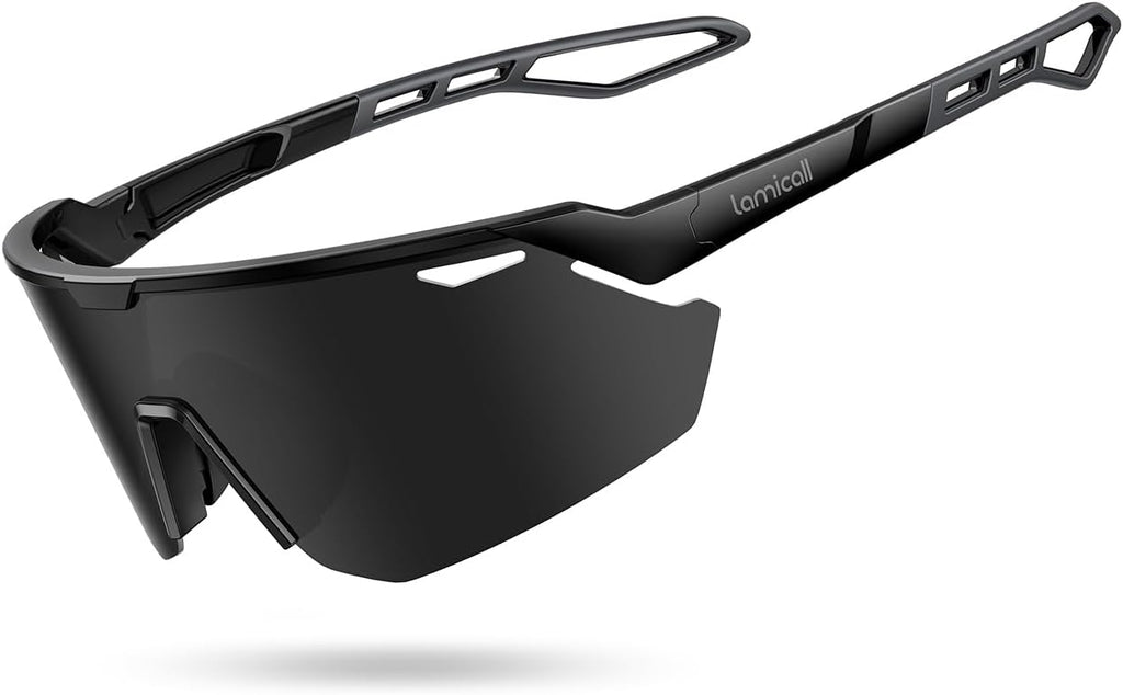 Lamicall 24g Polarized Sports Sunglasses for Men Women - UV400 Protection Sun