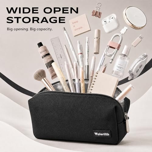 Small Pencil Case Simple Pencil Pouch, Zippered Pen Bag School Supplies for