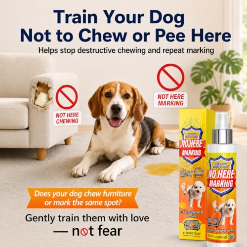Bitter Apple Spray & Dog Potty Training Spray, 2-in-1 Dog Deterrent Spray to