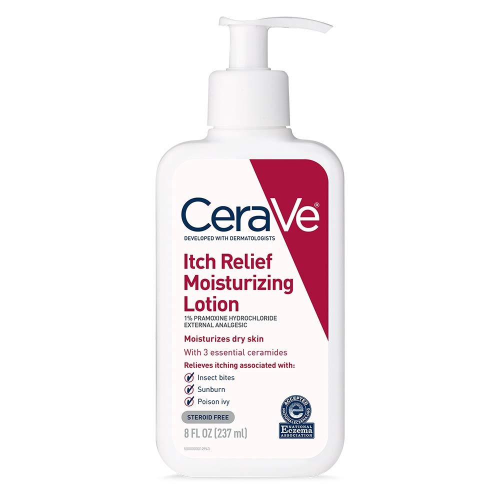 CeraVe Anti Itch Moisturizing Lotion with Pramoxine Hydrochloride, Relieves