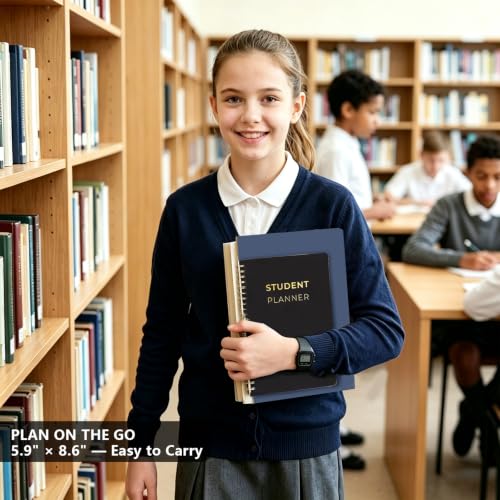 Student Planner 2026-2027, 5.8" x 8.5" Academic Planner, July 2026 - June