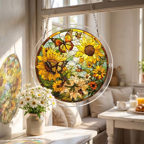 Acrylic Jigsaw Puzzle Suncatcher, Stained Glass Suncatcher Puzzle