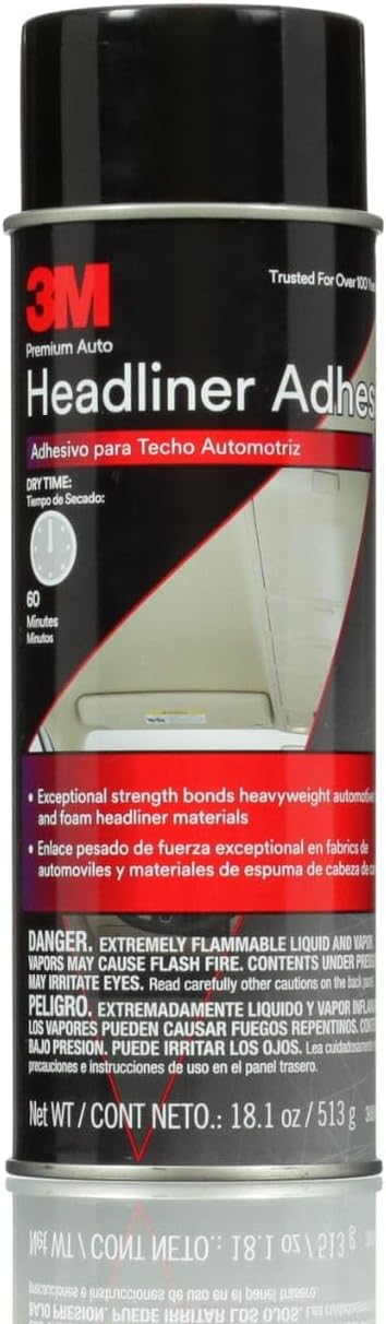 3M Headliner & Fabric Adhesive, 18.1 oz., Exceptional Strength Bonds
