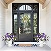 Ammyoo Artificial Fake Flowers Plants for Outdoor Decoration, 2PCS Faux