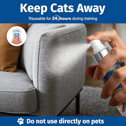 Cat Deterrent Spray, Cat Deterrent for Furniture Protection, Pee Spraying