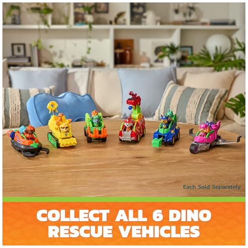 PAW Patrol The Dino Movie Rubble Dino Rescue Bulldozer Toy Truck