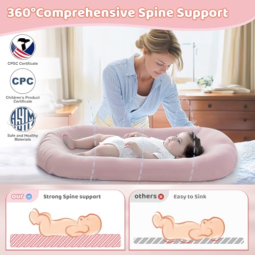 Infant Support Cushion - Organic Soft Cotton Baby Support Cushion for Newborn