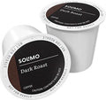 Solimo Dark Roast Coffee Pods, Compatible with Keurig 2.0 K-Cup Brewers 100