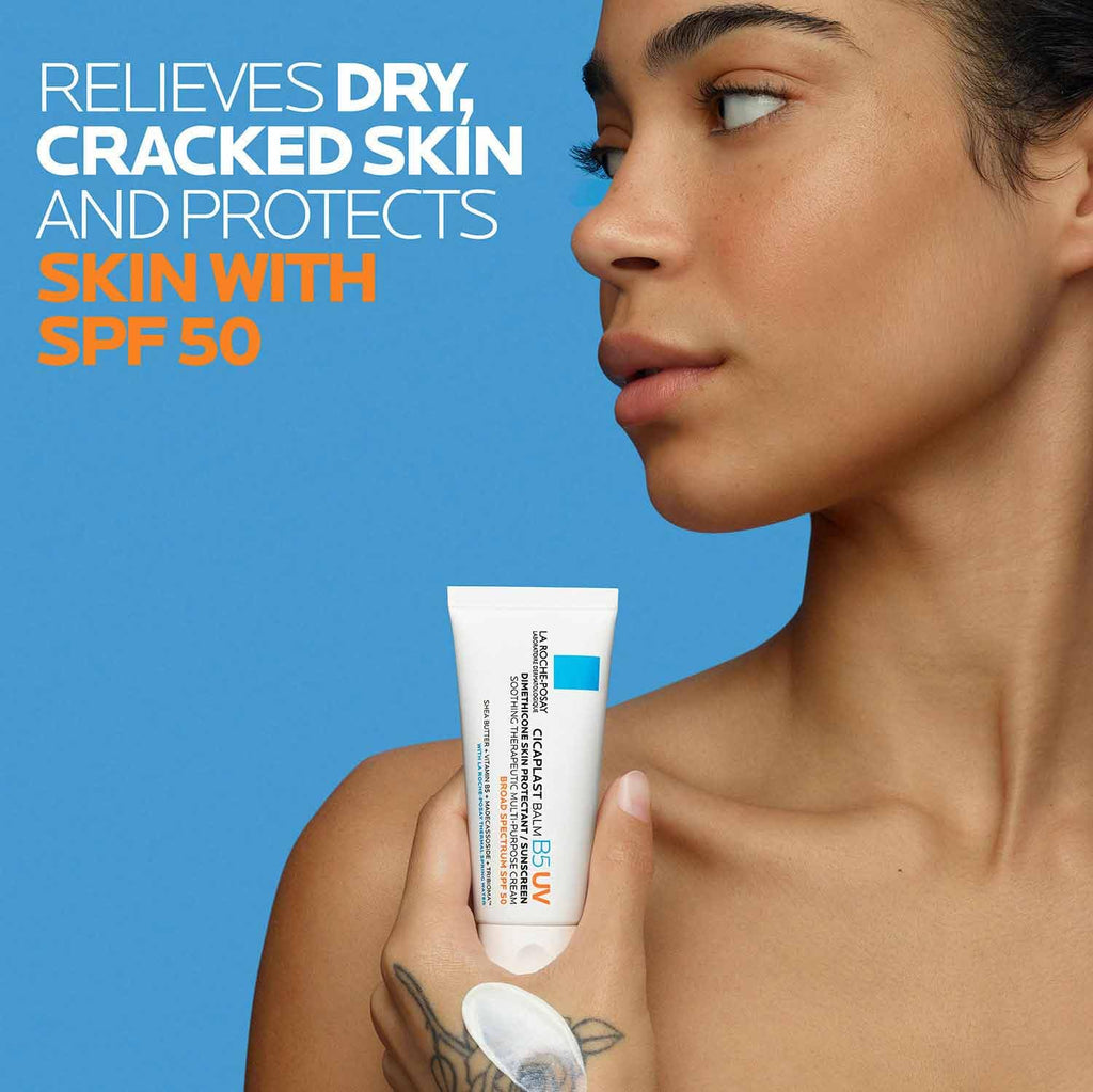 La Roche-Posay Cicaplast Balm B5 UV SPF 50, Vitamin B5 + Shea Butter +
