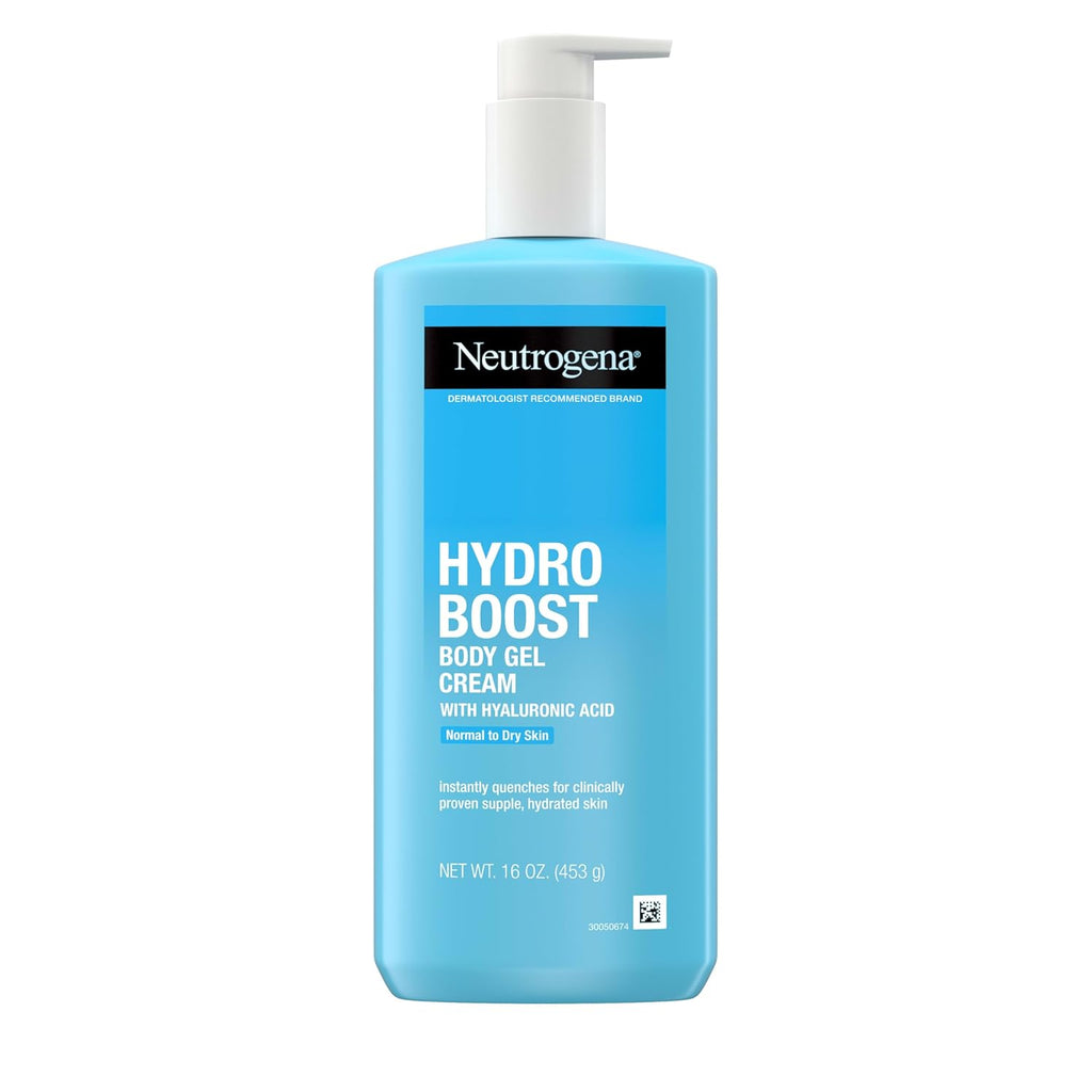 Neutrogena Hydro Boost Body Gel Cream, Hydrating Body Lotion with Hyaluronic