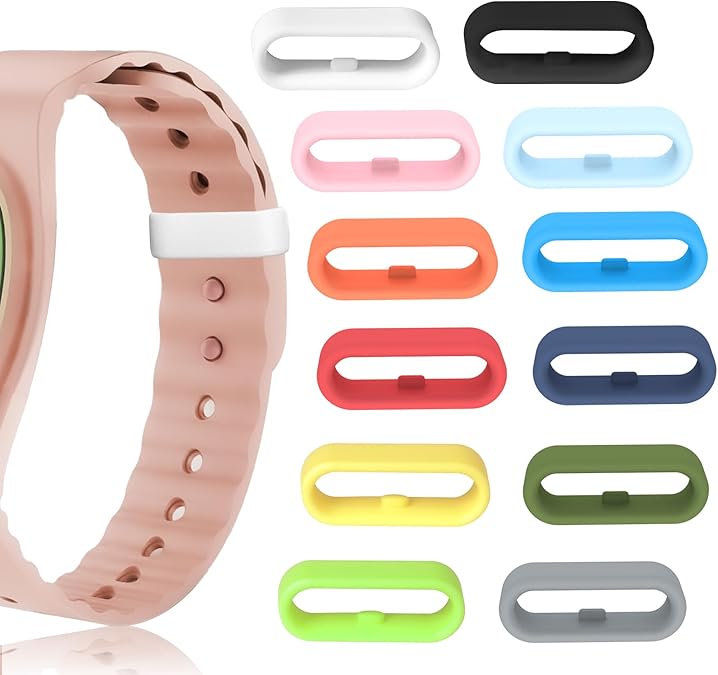 Multi-Color Band Keeper, Magic band locks, Silicone Fastener Rings Security
