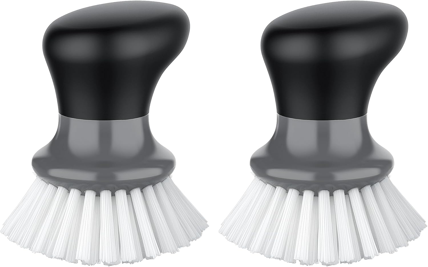 MR.SIGA Dish Scrub Brush, Palm Brush Dish Scrubber with Ergonomic Grip