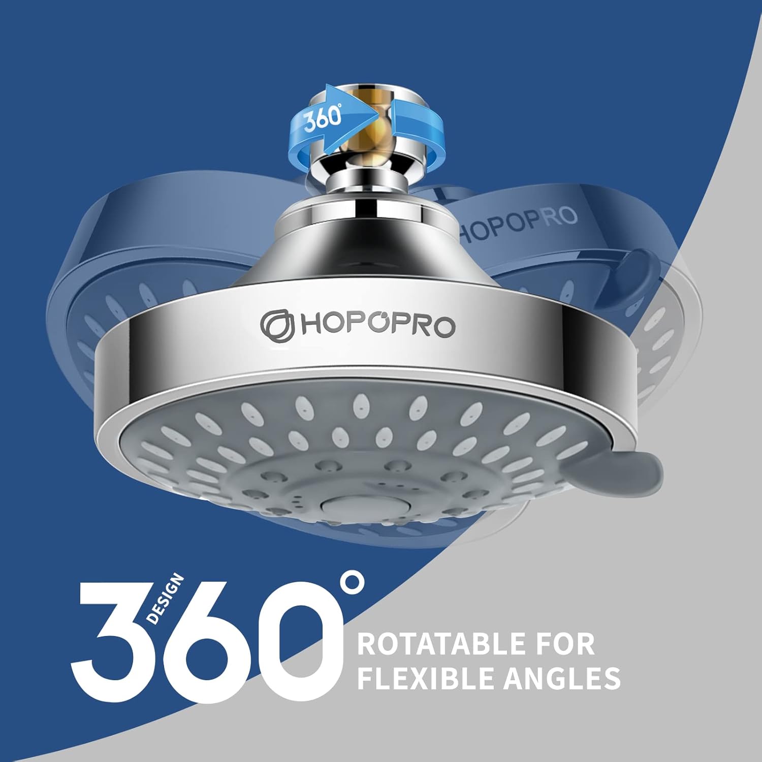 HOPOPRO 5-Mode High Pressure Shower Head - The Washington Post, NBC News