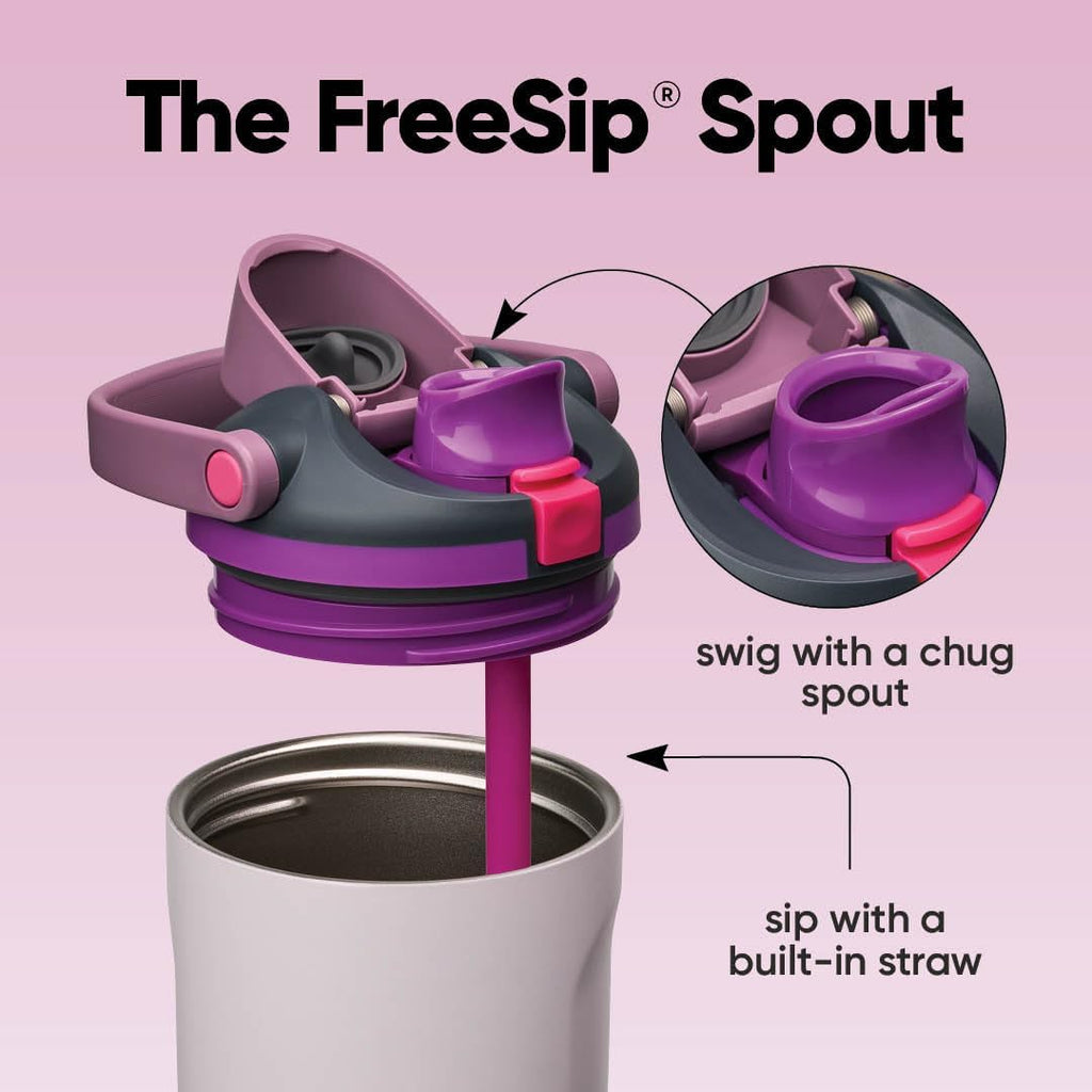 Owala FreeSip Sway Insulated Stainless Steel Water Bottle with Two-Way Spout