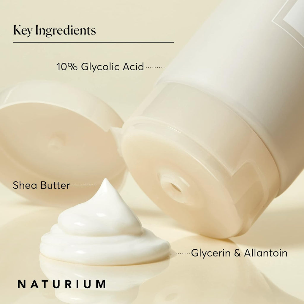 Naturium The Smoother Glycolic Acid Body Lotion, Resurfacing & Exfoliating