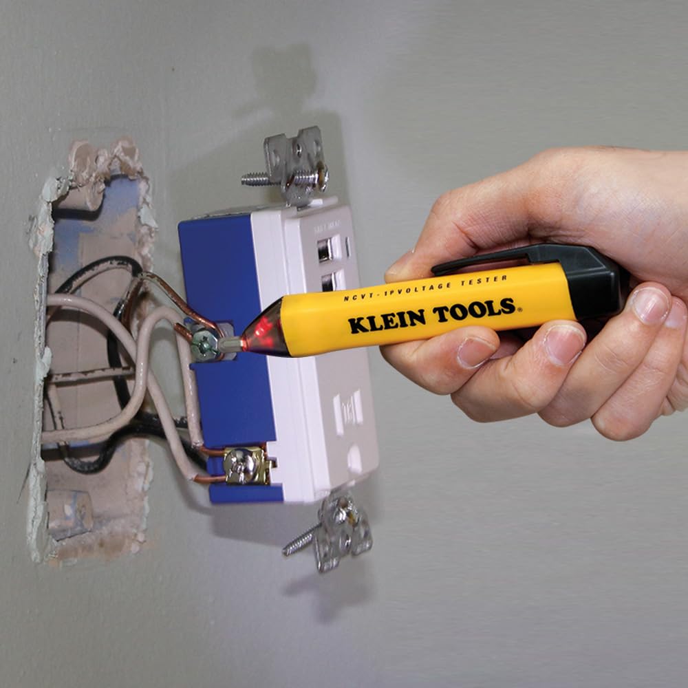 Klein Tools NCVT1P Voltage Tester, Non-Contact Low Voltage Tester Pen, 50V to