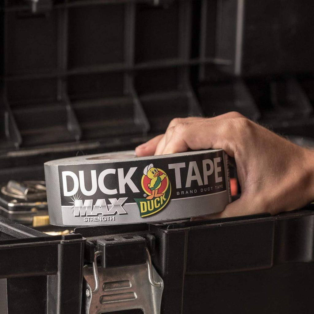 Duck Brand Max Strength Duct Tape - 1 Roll - Heavy Duty Hold - 1.88 Inch x 45