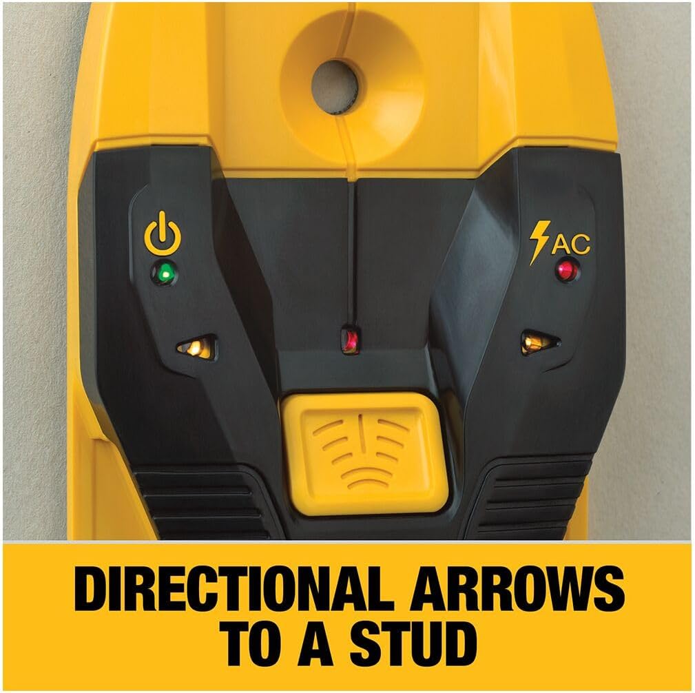 DEWALT Stud Finder, 3/4‰۝, Locate Framing Studs Efficiently with LED Arrows