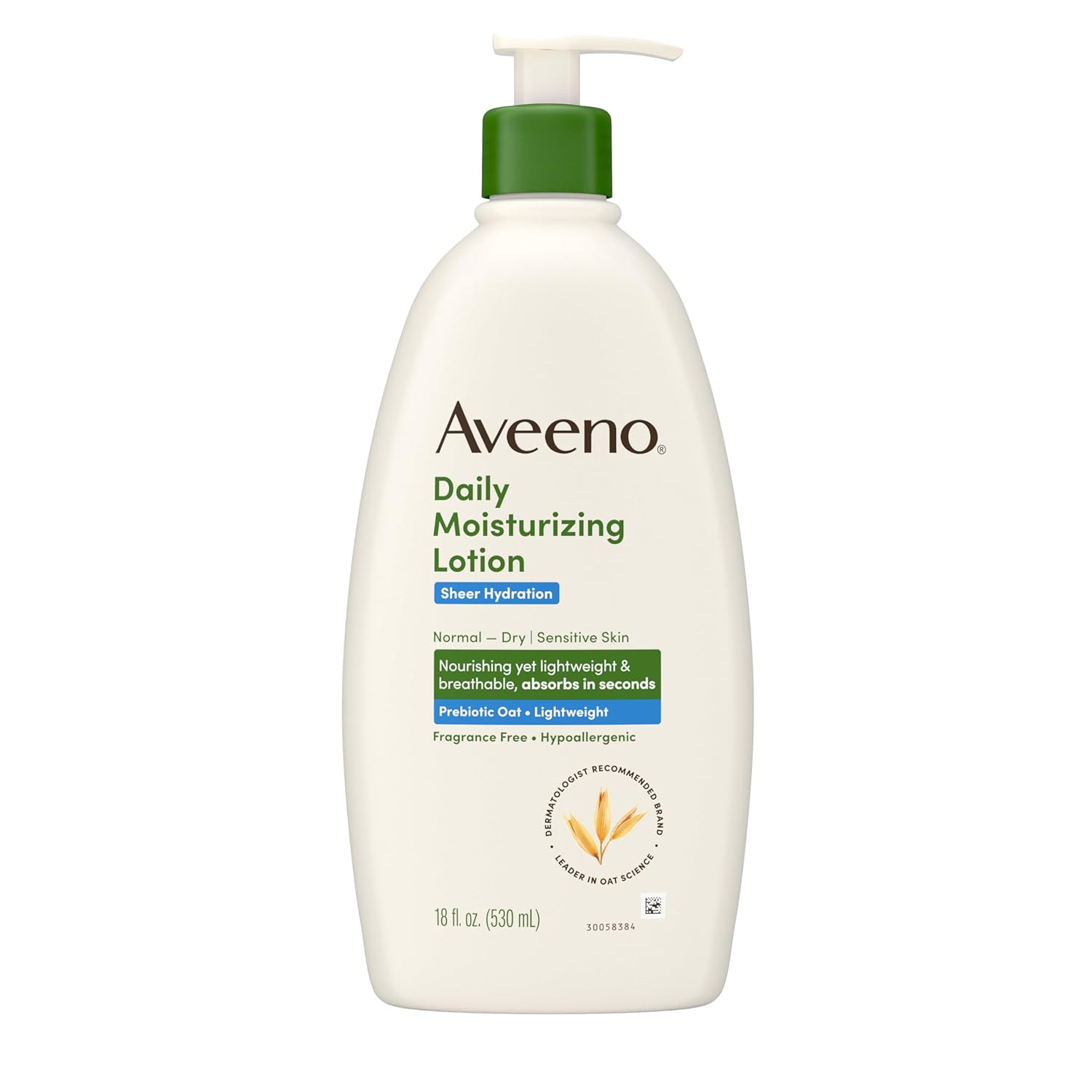 Aveeno Sheer Hydration Fragrance-Free Daily Moisturizing Lotion with