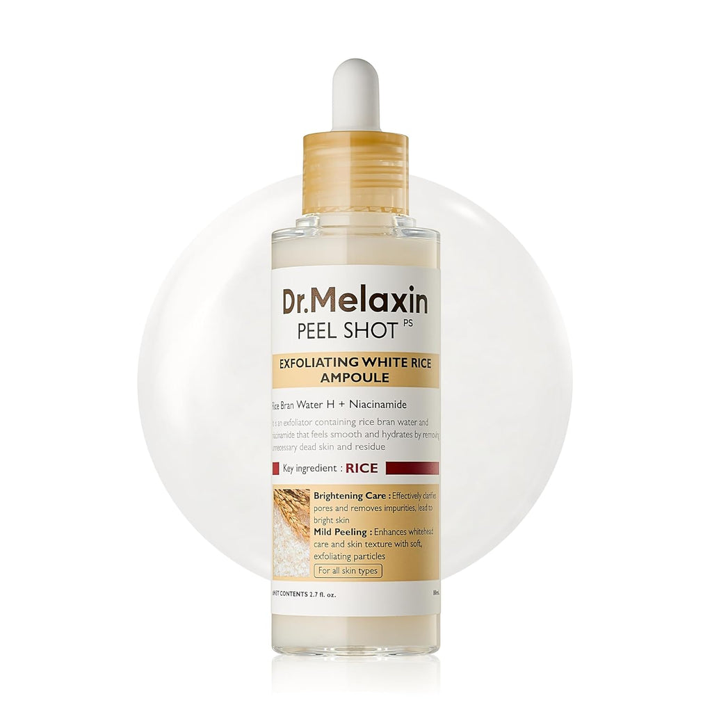 Dr.Melaxin Peel Shot Glow White Rice Peeling Ampoule with Rice Extract & AHA