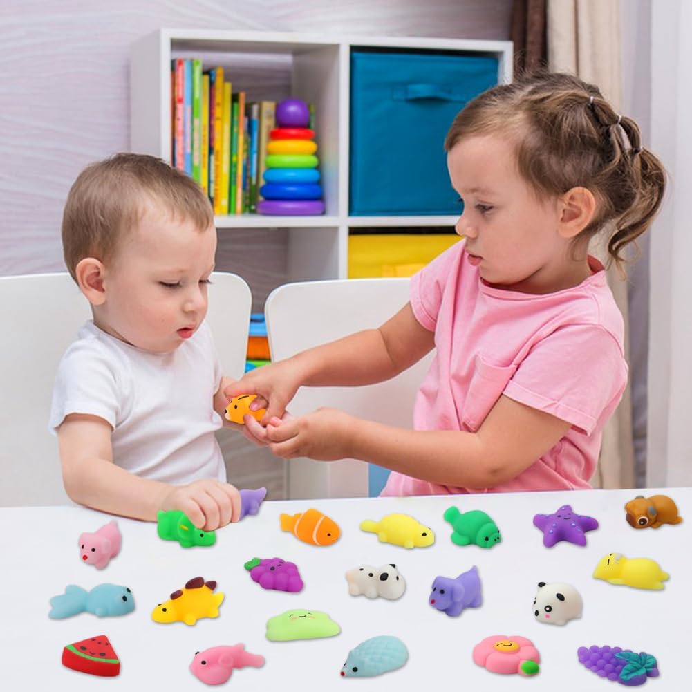 30 Pack Squishy Toys, Kawaii Squishies Party Favors for Kids 4-8 8-12