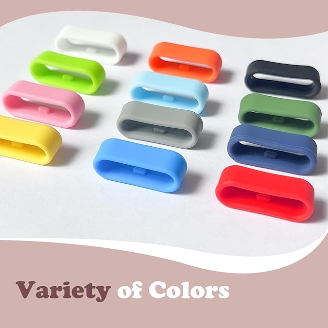 Multi-Color Band Keeper, Magic band locks, Silicone Fastener Rings Security