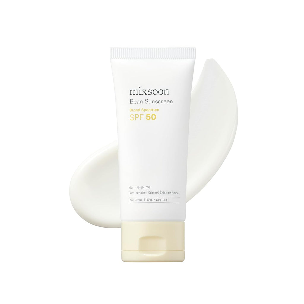 mixsoon Bean Sunscreen-Lightweight Airy Texture SPF 50 Korean Sunscreen for
