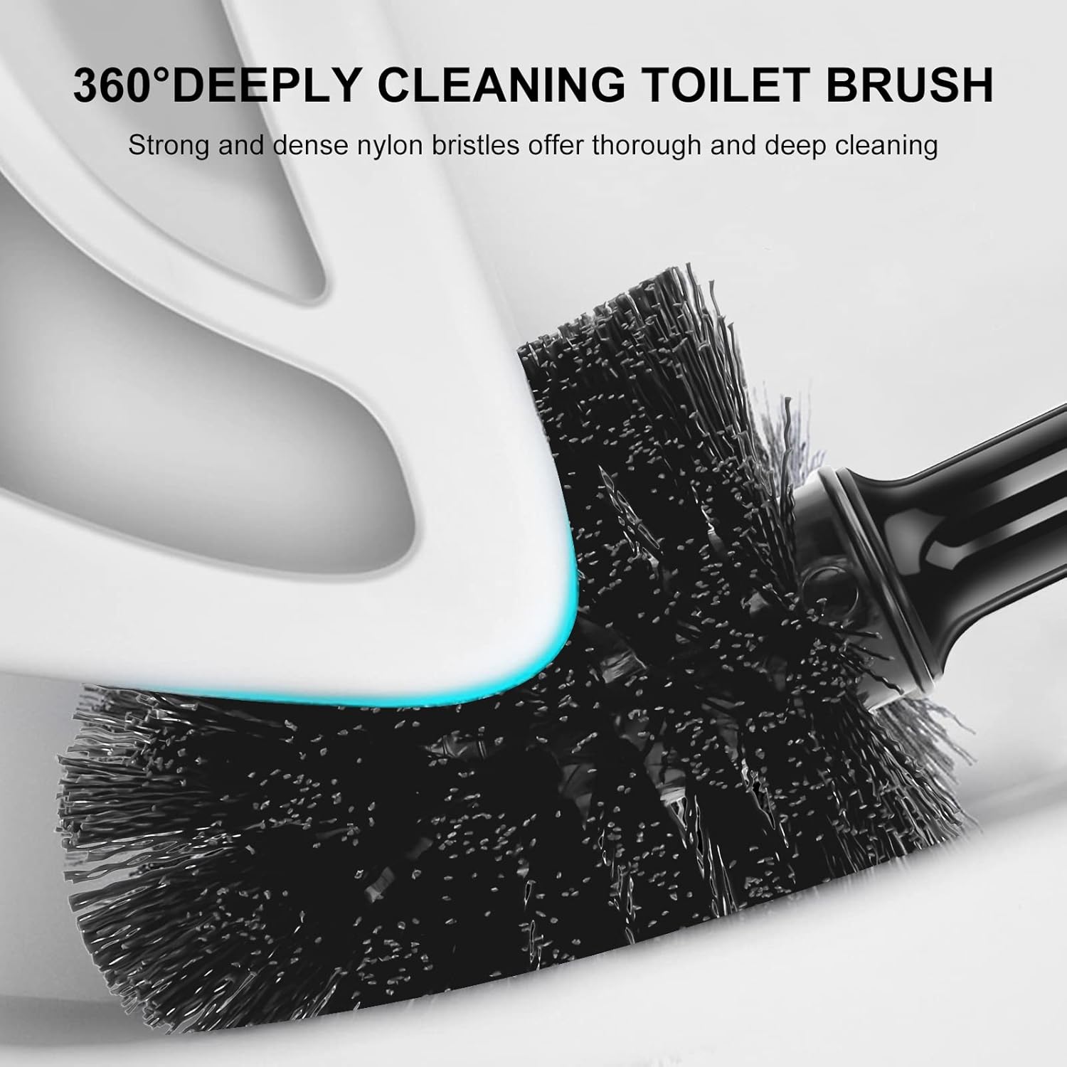 SetSail Toilet Brush and Plunger Set, Semi-Hidden Toilet Plungers Heavy Duty