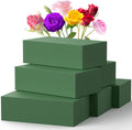 Upgraded 6 Pack Floral Flower Foam Blocks, Green Plant Foam for Flower