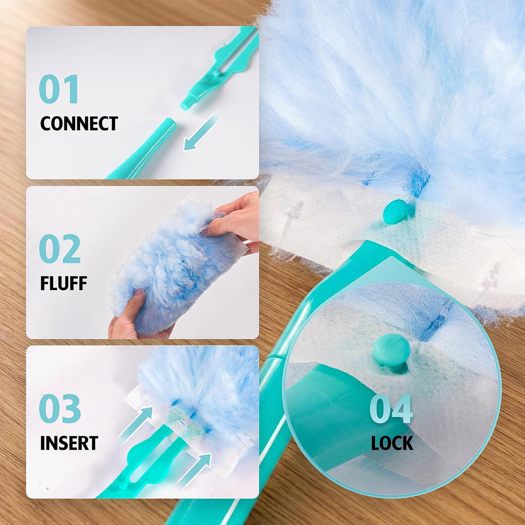 Duster Refill for Swiffer Duster, 30 Count Heavy Duty 2 Side 360å¡ Duster