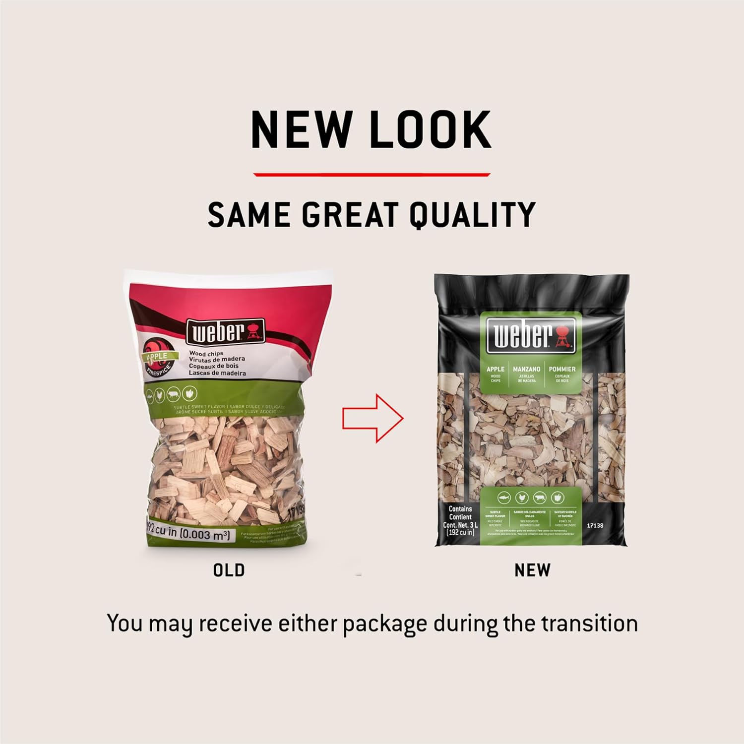Weber Apple Wood Chips, 2 lb ‰ÛÒ Premium BBQ Smoking & Grilling Chips for