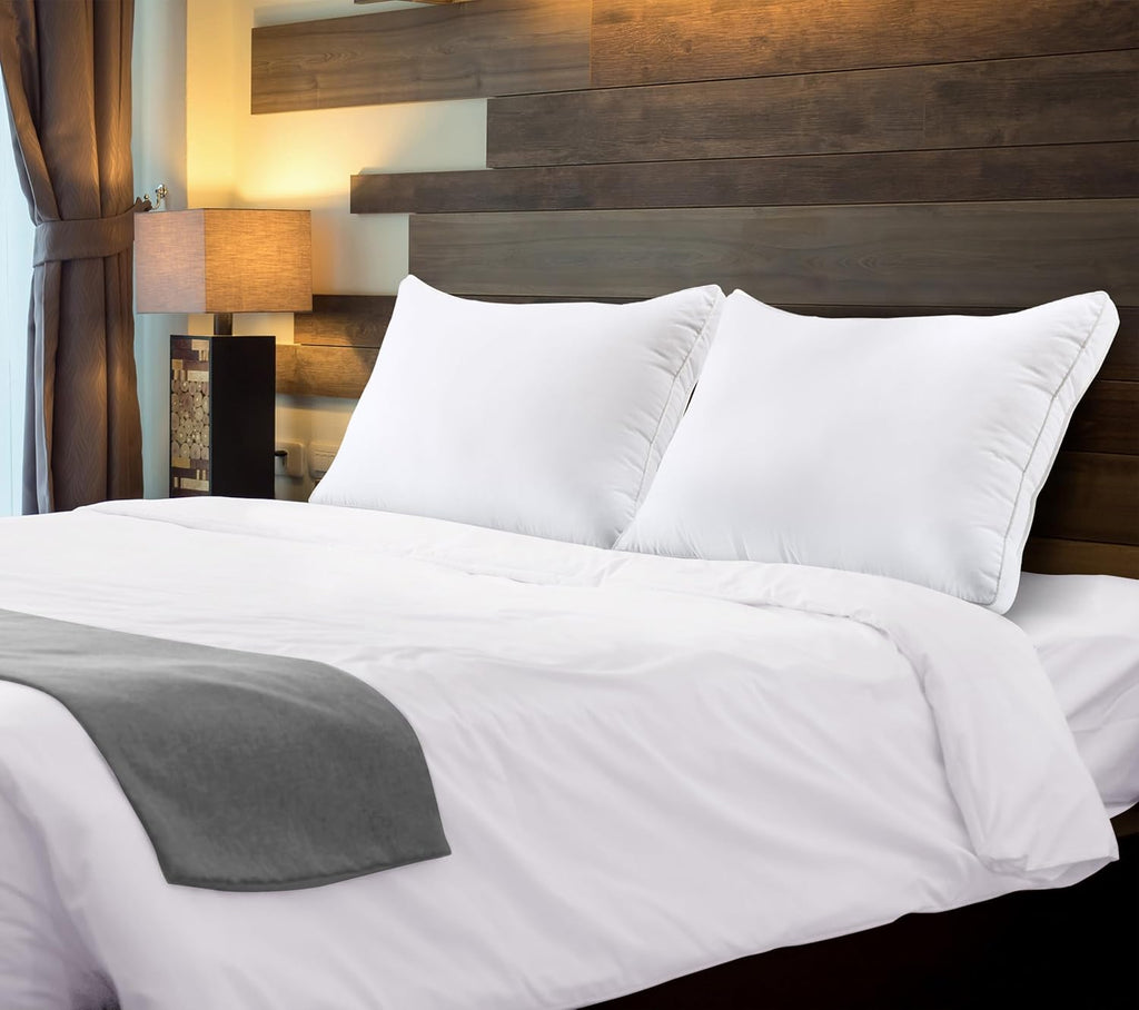Utopia Bedding Bed Pillows for Sleeping Queen Size (White), Set of 2, Soft &