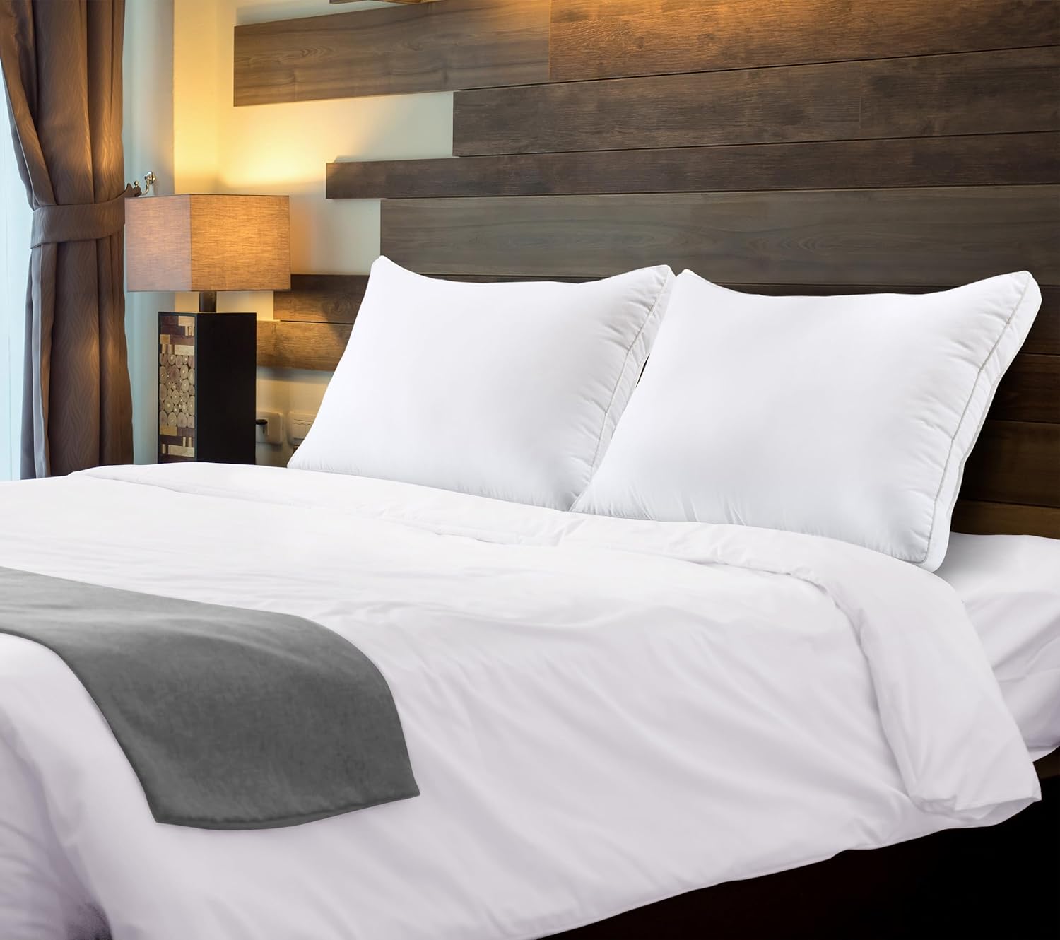 Utopia Bedding Bed Pillows for Sleeping Queen Size (White), Set of 2, Soft &