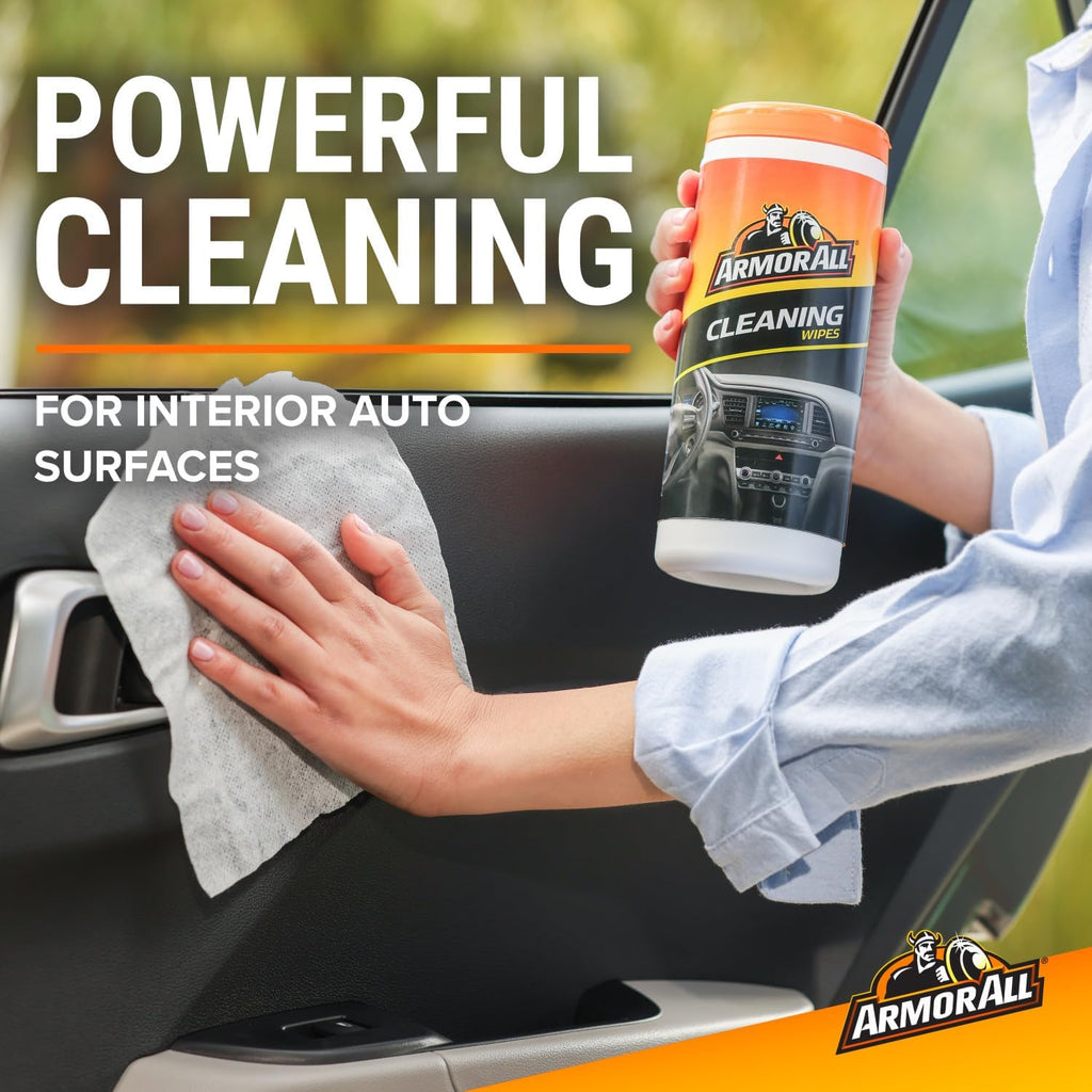 Car Wipes Multi-Pack by Armor All, Cleans Vehicle Interior and Exterior