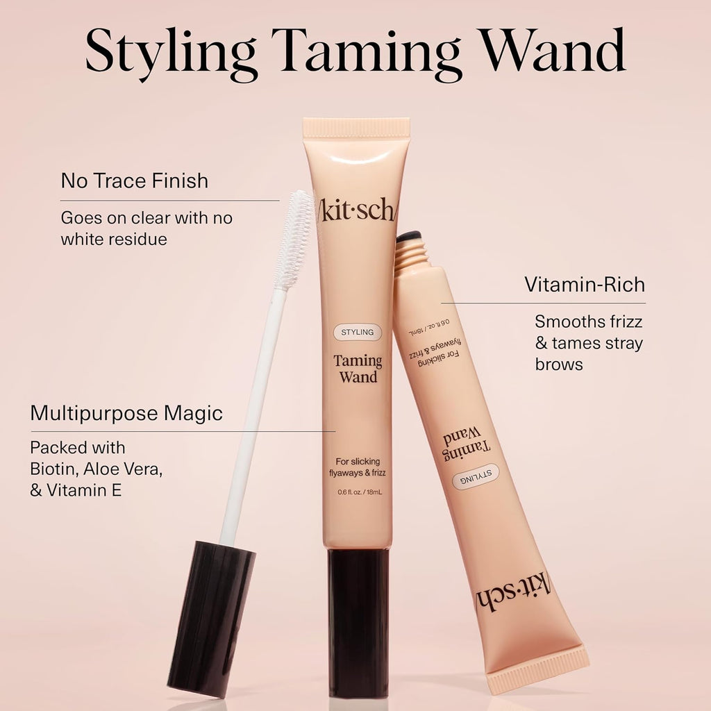 Kitsch Hair Taming Wand - Fly Away Stick For Hair with Biotin, Aloe & Vitamin