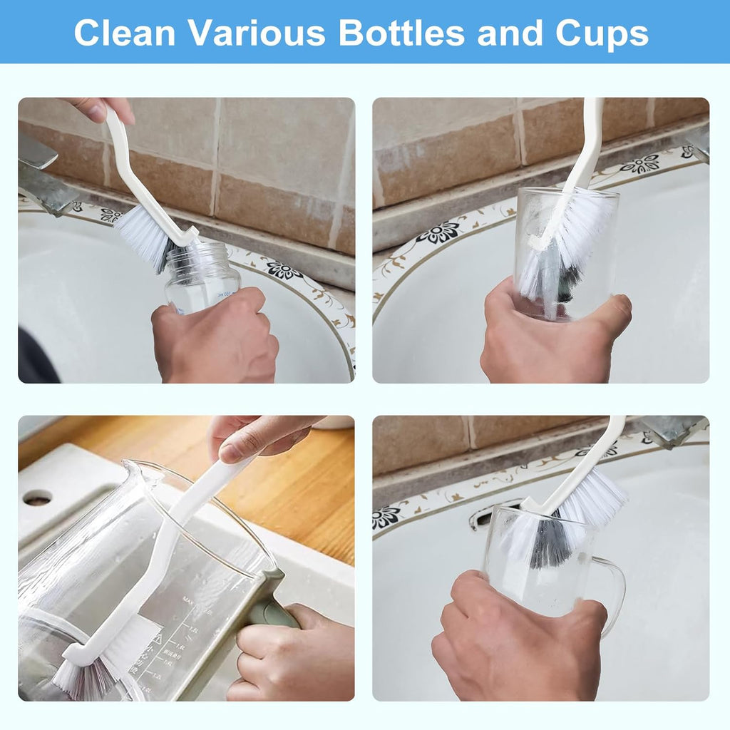 Dfacio 11Pcs Crevice Cleaning Brush Set, Hard Bristle Cleaning Supplies for