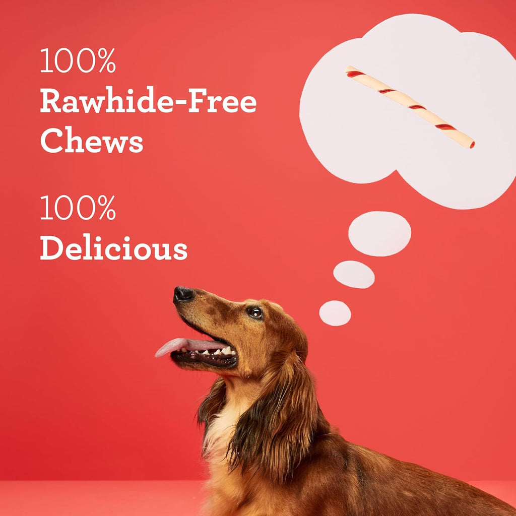 DreamBone Twist Sticks Chews for Dogs, 50 Count, Treat Your Dog to