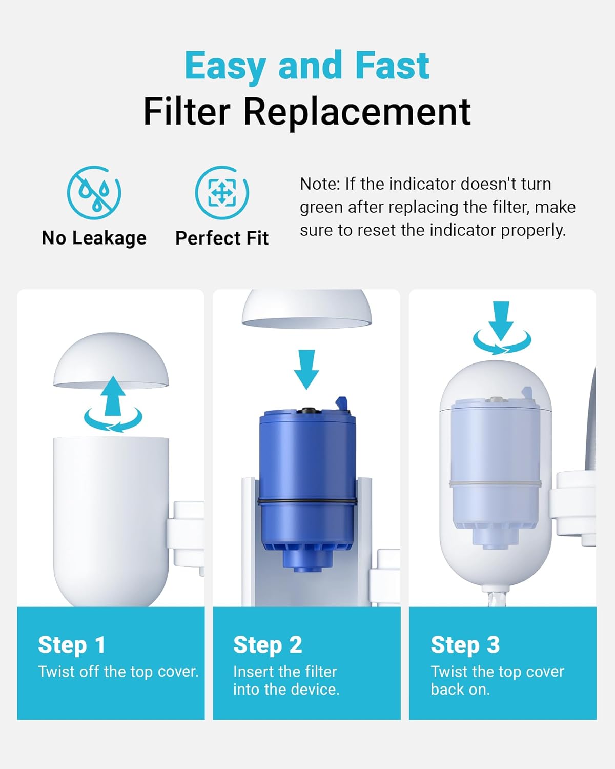 AQUA CREST CF08A Faucet Filter, Compatible with All PURå¨ Plus Water Filter