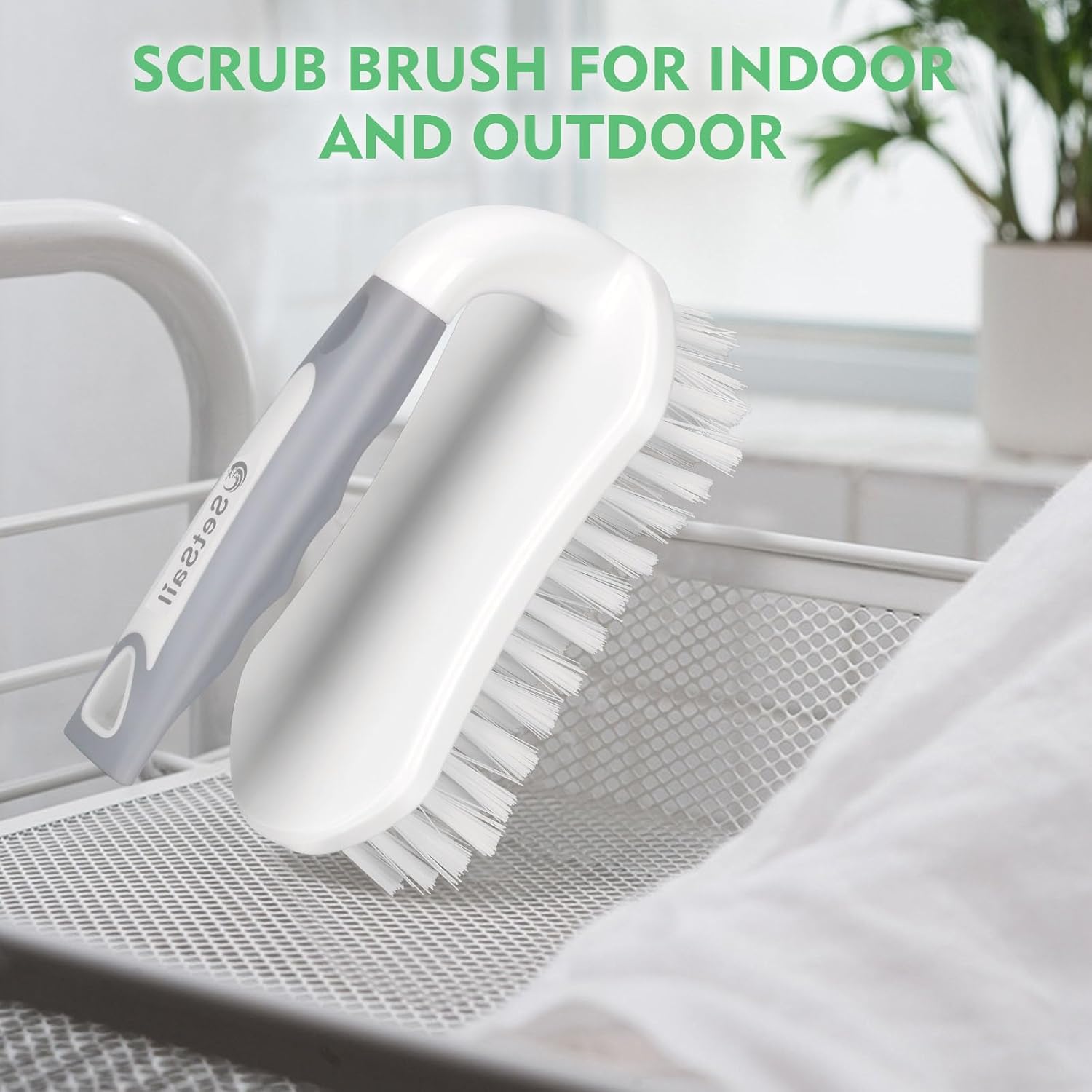 SetSail Scrub Brush, Heavy-Duty Scrub Brushes for Cleaning with Stiff