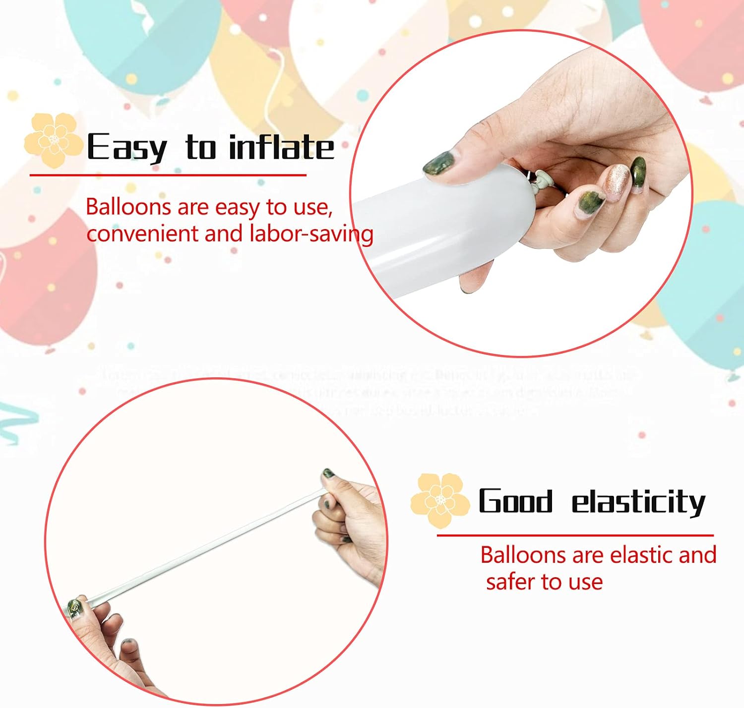 100Pcs clear 260 Balloons Clear Long Skinny Latex Balloon for Animal Ballons