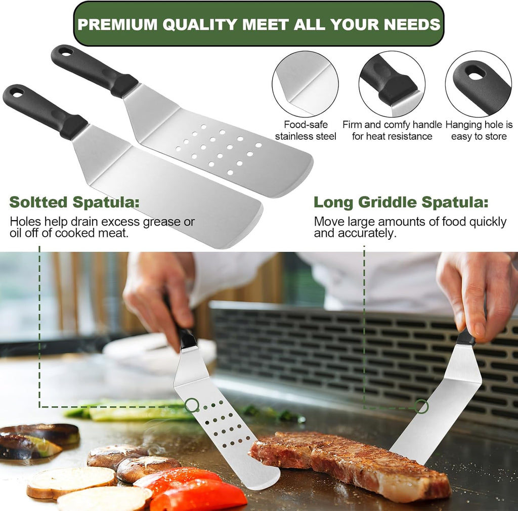 35PCS Griddle Accessories Kit, Flat Top Grill Accessories Set for Blackstone