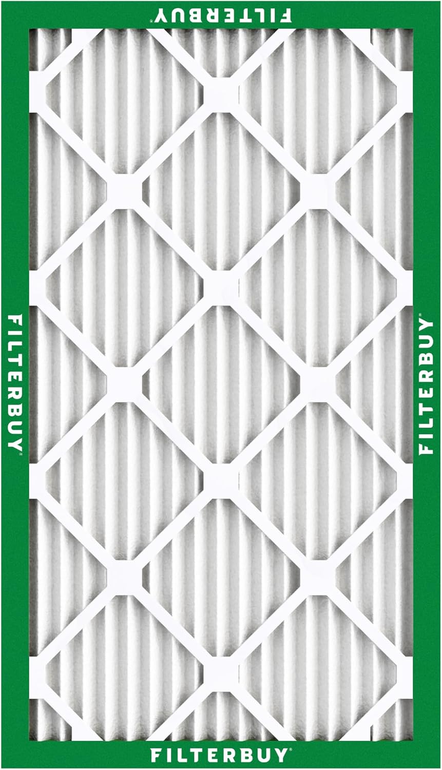 Filterbuy 16x25x1 Air Filter MERV 8 Essential Dust & Allergy Defense